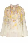 HARMONY BILLOW BLOUSE (CITRUS GARDEN PRINT )