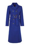 MELTON MOMENT COAT (COBALT)