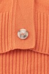 N.99 CASHMERE BLEND HI LOW CARDIGAN (ORANGE PEEL)