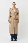 EVANS CLASSIC TRENCH COAT  (SAND)