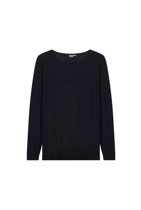 MERINO SWING SWEATER (BLACK)