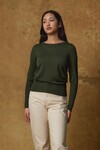 MERINO LONG RIB SWEATER (LODEN)