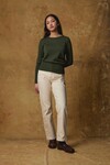 MERINO LONG RIB SWEATER (LODEN)