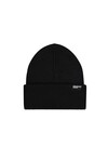 MERINO RIB BEANIE (BLACK)