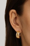 WOVEN LIGHT HOOPS (18K GOLD VERMEIL)