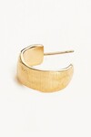 WOVEN LIGHT HOOPS (18K GOLD VERMEIL)