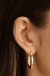 RADIANT ENERGY LARGE HOOPS (18K GOLD VERMEIL)