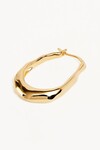 RADIANT ENERGY LARGE HOOPS (18K GOLD VERMEIL)