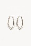 RADIANT ENERGY LARGE HOOPS (STERLING SILVER)