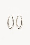 RADIANT ENERGY LARGE HOOPS (STERLING SILVER)