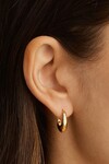 RADIANT ENERGY SMALL HOOPS (18K GOLD VERMEIL)