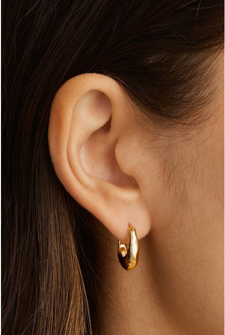 RADIANT ENERGY SMALL HOOPS (18K GOLD VERMEIL)