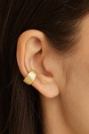 WOVEN LIGHT EAR CUFF (18K GOLD VERMEIL)