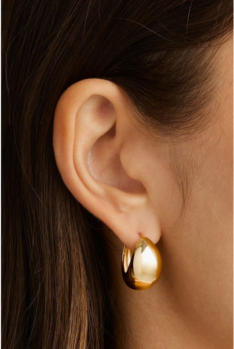 SUNKISSED LARGE HOOPS (18K GOLD VERMAIL)