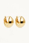 SUNKISSED LARGE HOOPS (18K GOLD VERMAIL)