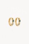 MAGIC OF EYE HOOPS (18K GOLD VERMEIL)