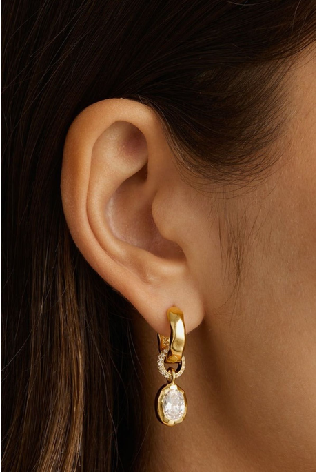 STAY WILD HOOPS (18K GOLD VERMEIL)