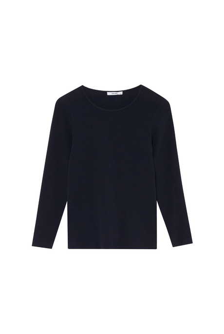 VERE LONG SLEEVE TEE (DARKEST NAVY)