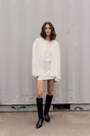 DROP SHOULDER COAT (IVORY)