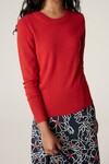 NINA MERINO JUMPER (TOMATO RED)