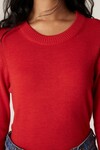 NINA MERINO JUMPER (TOMATO RED)