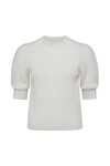 MOHAIR PUFF SLEEVE TEE (MILK)