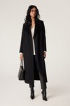 EVANS WOOL COAT (BLACK)