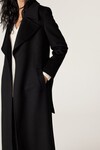 EVANS WOOL COAT (BLACK)