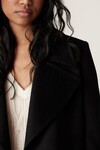 EVANS WOOL COAT (BLACK)