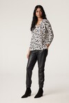 SUPERFINE PRINT V JUMPER (BLACK PRINT)