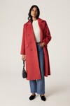 SABINE DOUBLE BREASTED COAT (RED)