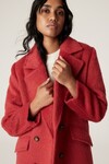 SABINE DOUBLE BREASTED COAT (RED)