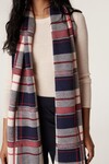 MERINO CHECK SCARF (RED CHECK)