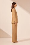 IRENA HOURGLASS BLAZER WITH BELT (WHEAT)