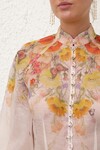 TRANQUILITY BLOUSE (RED BUTTERFLY)