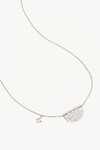 LIVE IN LIGHT LOTUS NECKLACE (STERLING SILVER)