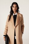 EVANS WOOL COAT (CAMEL)