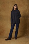 CASHMERE OVERSIZED SWEATER (CARBON)