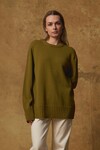 CASHMERE OVERSIZED SWEATER (PURSLANE)