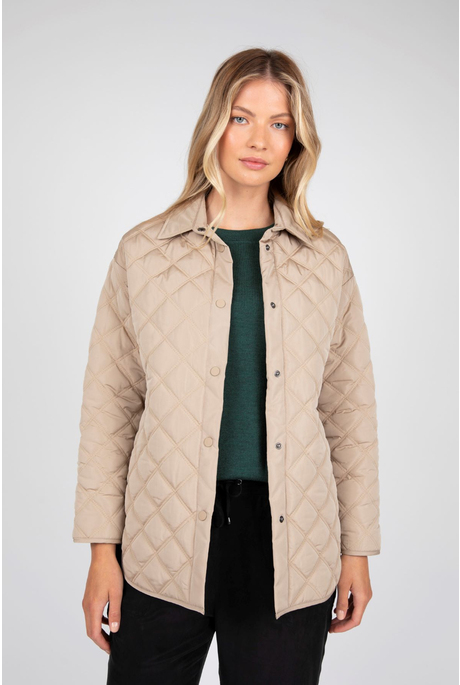 ASPEN QUILTED SHACKET (NATURAL)