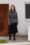 DROP SHOULDER COAT (CHARCOAL)