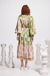 CHECKMATE SILK SHIRTDRESS (MULTI)