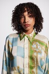 CHECKMATE SILK SHIRT (MULTI)