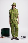 DICE SILK PANT (FOREST)