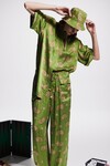 DICE SILK PANT (FOREST)