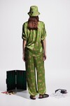 DICE SILK PANT (FOREST)