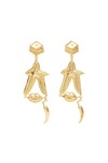 HIGH ROLLER DICE DROP EARRINGS (GOLD)