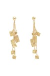 HIGH ROLLER HOPSCOTCH CHARM EARRINGS (GOLD)