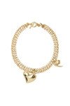 HIGH ROLLER HEART AND CHILLI NECKLACE (GOLD)