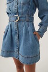 ARADIA DENIM MINI DRESS (CLASSIC WASH)